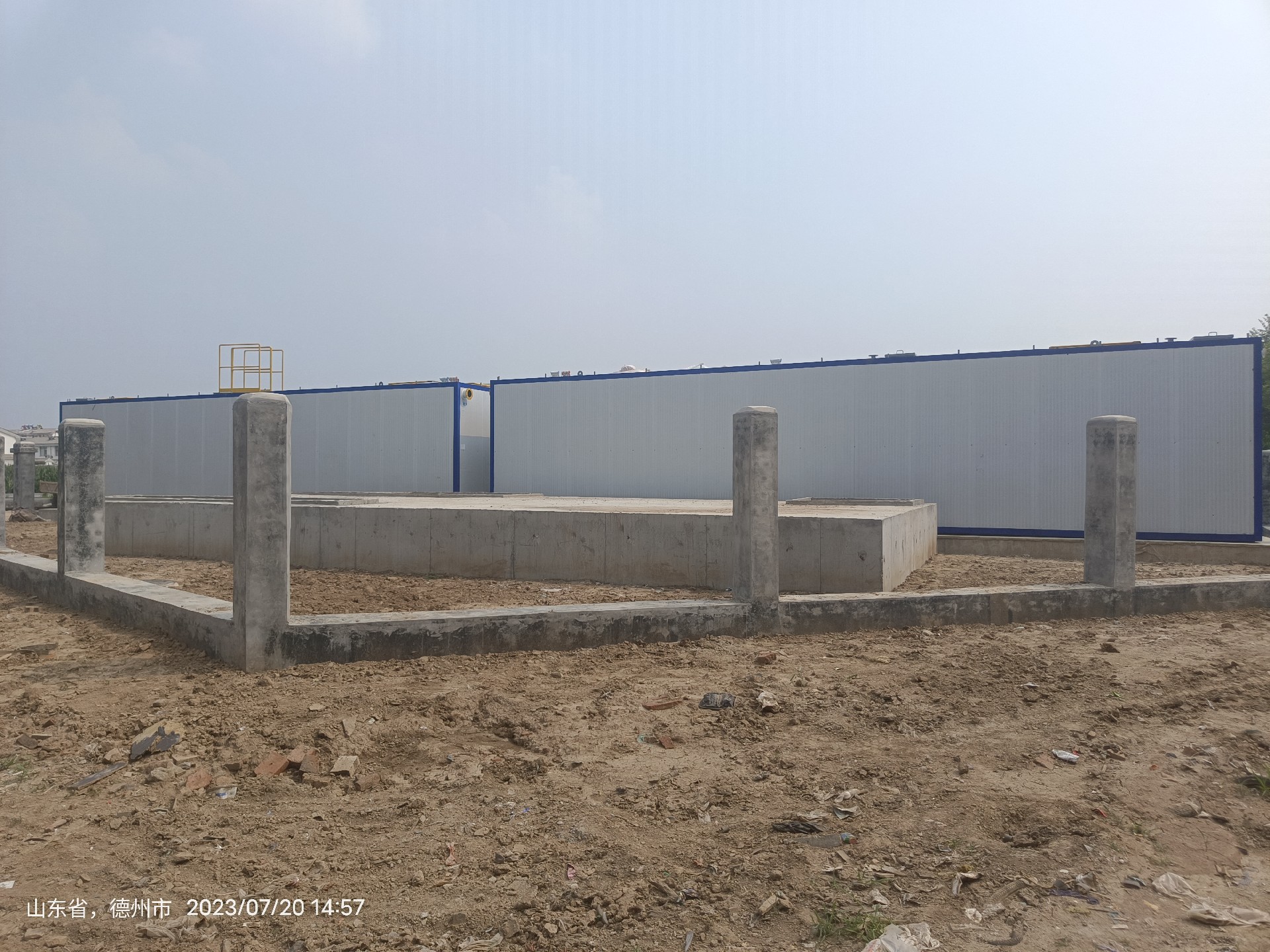 山東德州農村生活一體化污水處理設備工程案例